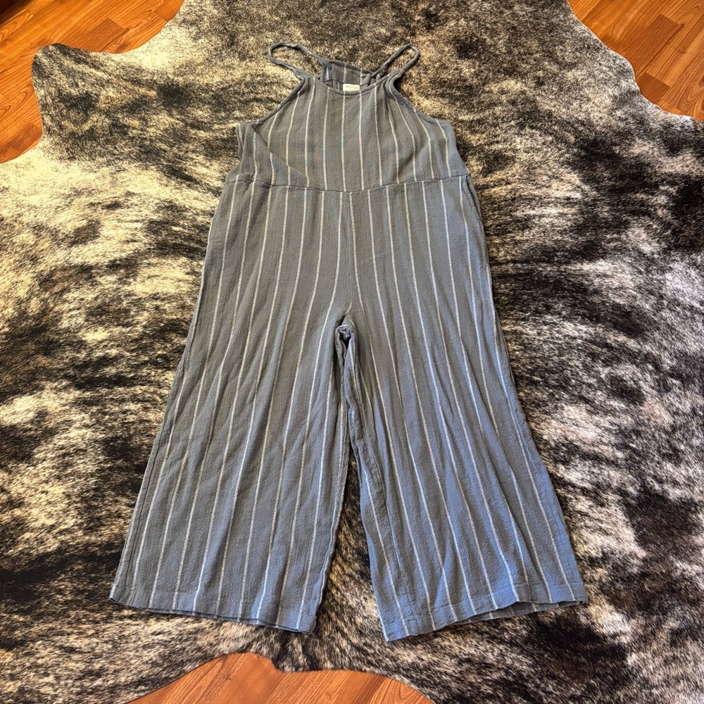 World Market Wide Leg Flowy Overalls Size L / XL - Picture 1 of 8